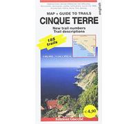 Cinque Terre map + Guide to trails. 185 trails 1:25.000