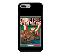 Cinque Terre National Park Italy Flag Vintage Travel Art Case for iPhone 7 Plus/8 Plus
