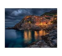 Cinque Terre Paint by Numbers for Adults Canvas Wall Art 24x32in ZSHS-2595