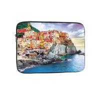 Cinque Terre scenery Patterned laptop sleeve ï¼Œ15 inch suitable for laptops, tablets, etc