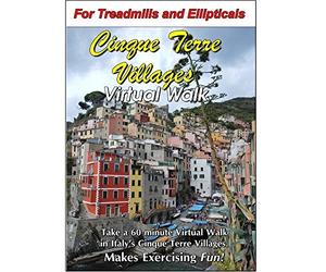 Cinque Terre Villages Walk Treadmill Scenery DVD