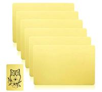 CINRA Blank Tattoo Practice Skins, 6Pcs Tattoo Skin Practice 3mm Tattoo Fake Skins 8x12" Double Side Tattoo Skins Soft Silicone Microblading Eyebrow Practice Skins for Beginners Experienced Artists