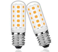 Cinsenten E14 LED Cooker Hood Light Bulb, 3W Small Edison Screw Bulb for Extractor Fan Salt Lamp Fridge Light, SES E14 LED Bulbs 30W 40W Equivalent Non-dimmable, Pack of 2 (Warm White)