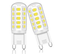 Cinsenten G9 LED Bulbs Neutral White 4000K 4W G9 Light Bulbs 40W Halogen Bulb Equivalent Not-Dimmable Gu9 Bulbs 460LM AC220-240V Pack of 2