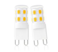 Cinsenten G9 LED Bulbs Warm White 3000K 2W G9 Light Bulbs 20W 28W Halogen Bulb Equivalent Not-Dimmable Gu9 Bulbs AC220-240V Pack of 2