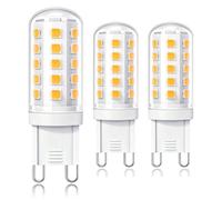 Cinsenten G9 Led Bulbs Warm White 3W 580LM Class B, Equivalent to 40W 33W 28W G9 Halogen Bulb, 3000K AC 220-240V No Flicker Non-Dimmable Energy Saving Light GU9 Bulbs for Home Lighting Pack of 3