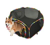 Cinteo Outdoor Cats - Foldable Pet Kennel Portable Cat Kennel | Durable Knitted for Rabbits or Small Animals to Ensure Outdoor Adventures for Patio