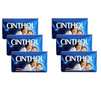Cinthol Deo Cologne Blue Soap 125g x 6 | Long-Lasting Freshness | Cologne Fragrance Bath Soap | Deep Cleansing | Suitable for All Skin Types | Deodorizing Bar for Men & Women