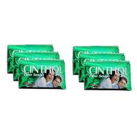 Cinthol Deo Sport Green Soap 125g x 6 | Deodorizing Bath Soap for Active Lifestyle | Long-Lasting Freshness | Energetic Fragrance | Suitable for All Skin Types