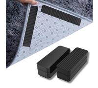 CINTIWALL 24PCS Rug Grippers for Carpeted Floors - Premium Carpet Gripper Strips - Anti Slip Rug to Carpet Grip - Double-Sided Carpet Tape for All Rug Sizes (25mm x 100mm)