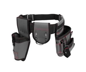 Cinturón de herramientas Ajustable desmontable, Bolsa de herramientas de Cintura con múltiples bolsillos, Bolsa de Tela Oxford para electricista, Carpintero, fontanero, techador,
