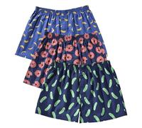 Cinvik Mens Boxers Multipack Pajamas Male Donut Boxer Short Patterned Underwear Cotton Organic Donut Printed Boxers for Men Small
