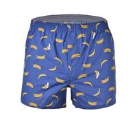 CINVIK Mens Boxers Sleep Shorts 100% Cotton Banana Old Style Boxer Shorts Elastic Waistband Loose Fit Breathable Cooling Boxers XL