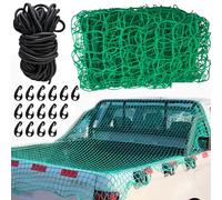 CINY Safety Net Cargo Net For Pickup Truck, 3mx4m, Truck Cargo Netting And Roof Rack Cargo Net Trailer Luggage Net, Suitable for three-wheeled vehicles, pick-up trucks, small vans, and trucks