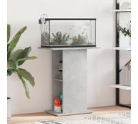 Cinyiqo 833643 Aquarium Stand Concrete Grey 60.5x36x72.5 cm Engineered Wood Sturdy Support in Classic and Essential Style to Have a Complete Aquarium Accessories Kit