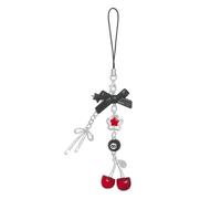 cioatu 1-4PCS Cute Phone Charms Aesthetic Y2K Cell Phone Charms Strap Pink Strawberry Butterfly Star PhoneCharm Y2K Accessories for Bag Keychain Airpods Camera Pendants Decor, One Size, Plastic, No
