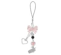 cioatu 1-4PCS Cute Phone Charms Aesthetic Y2K Cell Phone Charms Strap Strawberry Butterfly Star PhoneCharm Y2K Accessories for Bag Keychain Airpods Camera Pendants Decor, One Size, Plastic, acrylic