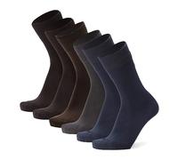Ciocca Men's Short Socks, Premium 100% LISLE COTTON - 6 Pairs Pack - Three Sizes - Durable & Long-Lasting [310/1_025_125_A]