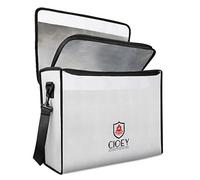 Cioey Fireproof Document Bag - Fireproof Box [Thermal Insulated] Fireproof Safety Boxes for Home Large Fireproof Bag Lockable Zipper Fireproof Safe Box Home Safes Fireproof Waterproof Fireproof
