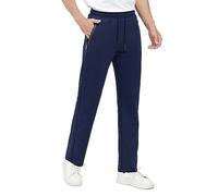 cioiniei Jogging Bottoms Men Training Pants Gym Breathable Tracksuit Soft Drawstrings Mens Sweatpants Fitness Jogging Trousers Navy M