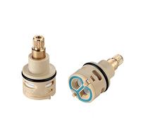 CioNeL Mix Tap Inner Cartridge Replacement, Spare Valves Cartridges, 22/25/26/28/33/35/40mm, Ceramic Disc Cartridge Faucet Water Mixer Tap Inner Control Kitchen Faucet Valve,I-26MM (Color : S 22mm)
