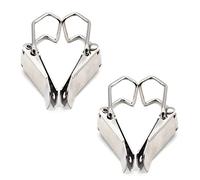 Cionyce 4 Pcs Spring Loaded Hasp 304 Stainless Steel Toggle Latch Hook 73mm Box Spring Loaded Toggle Latch Hasp（2.87 inch）