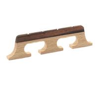 Cionyce 4-String Banjo Bridge, Ebony and Maple Bridge for Banjolele, Enhanced Acoustic ResonanceUniversal Fit Banjo Parts Replacement