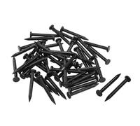 Cionyce 50pcs Hardware Nails 1 inch Length, Black Carbon Steel Point Tip Wall Cement Masonry Nail,Woodworking Nails,Concrete Nails