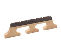 Cionyce 6-String Banjo Bridge, Ebony and Maple Bridge for Banjolele, Enhanced Acoustic ResonanceUniversal Fit Banjo Parts Replacement