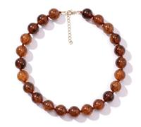CIOOU Chunky Large Beaded Necklace for Women Big Resin Stone Minimalistic Modern Bead Statement Necklaces Jewelry Accessories, X-Large, arylic, No Gemstone