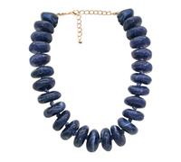 CIOOU Chunky Oversized Beaded Necklace for Women Large Irregular Multi-Color Bead Choker Necklaces Big Bold Statement Beads Neck Jewelry, Adjustable, arylic, No Gemstone