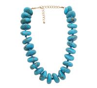 CIOOU Chunky Oversized Beaded Necklace for Women Large Irregular Multi-Color Bead Choker Necklaces Big Bold Statement Beads Neck Jewelry, Adjustable, arylic, No Gemstone