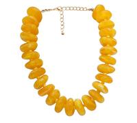CIOOU Chunky Oversized Beaded Necklace for Women Large Irregular Multi-Color Bead Choker Necklaces Big Bold Statement Beads Neck Jewelry, Adjustable, arylic, No Gemstone