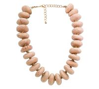 CIOOU Chunky Oversized Beaded Necklace for Women Large Irregular Multi-Color Bead Choker Necklaces Big Bold Statement Beads Neck Jewelry, Adjustable, arylic, No Gemstone