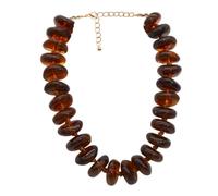 CIOOU Chunky Oversized Beaded Necklace for Women Large Irregular Multi-Color Bead Choker Necklaces Big Bold Statement Beads Neck Jewelry, Adjustable, arylic, No Gemstone