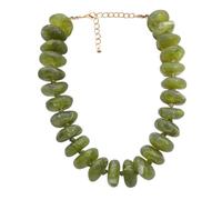 CIOOU Chunky Oversized Beaded Necklace for Women Large Irregular Multi-Color Bead Choker Necklaces Big Bold Statement Beads Neck Jewelry, Adjustable, arylic, No Gemstone