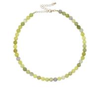 CIOOU Semi Precious Natural Stone Beaded Choker Necklace for Women Amazonite Turquoise Gemstone Pearl Strand Necklace, Stone, Emerald