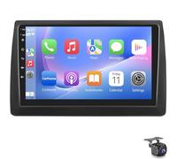 Ciosipul for F-iat Stilo 2002-2010 Android 15 Car Radio Wireless Carplay Android Auto 9 Inch Touch Screen Stereo Mirror Link FM/RDS EQ WiFi Bluetooth GPS Navigation SWC MIC Camera(Color:8CORE 8+256G)