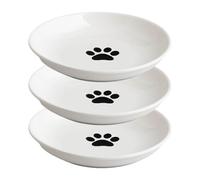 Ciotola per Gatti per Animali Domestici - Piatti D'acqua per Cani Ceramica 3X - Ciotole per Alimentazione per Animali