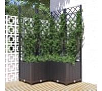 CIOURSTO Flower Pots - Garden Pots to be Integrated Into the Trellis Weather-Resistant Polypropylene Flower Pots Suitable for Growing Green Plants and Flowers (80 x 80 x 136 cm)