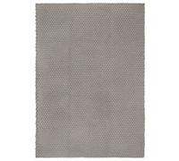 CIOURSTO Heavy Rope Woven Rug, Rectangular Cotton, Easy to Use and Versatile for Living Room or Bedroom (160 x 230 cm)