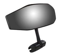 CIPA 01609 Black Vision 180 Degree Marine Mirror with Deluxe Cast Aluminum Cup Mounting Bracket