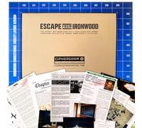 Ciphergram: Escape From Ironwood - All-New At-Home Escape Room Game - Physical & Digital Adventure for Couples, Friends, Family & Game Nights - Find Clues, Gather Evidence, Solve the Cipher