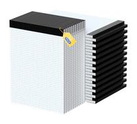 Ciphyfee Graph Paper 8.5 X 11, 36 Pack, 4x4 Quad Ruled, Grid Paper Pad 8-1/2" X 11", Grid Pad 8.5 X 11.75, Engineering Notebook, Easy Tears Off, White 70 Gsm Graft Paper