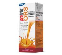 Cipla Prolyte ORS Ready to Drink Oral Rehydration Contains Vital Electrolytes | Restores Body Fluids & Electrolytes Lost Due to Sweating, Diarrhea & Vomiting | WHO Formula (Orange liquid, Pack of 10)