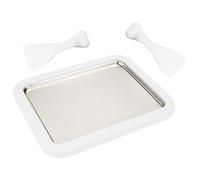 Cipliko Ice Cream Roller Maker Pan, Ice Plate with 2 Spatulas, Instant Ice Cream Machine, Ice Plate for Ice Making, Ice Plate for Ice Rolls, Rolled Ice Cream Maker, for, Sorbet, Yogurt