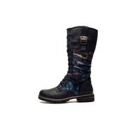 Cipriata Abela Memory Foam Womens Boots | Boots | Navy/Floral | UK Size 9