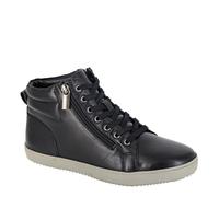 Cipriata Adalia Ladies' 7 Eyelet Lace Zip Up Fashion High Top Trainer Boots