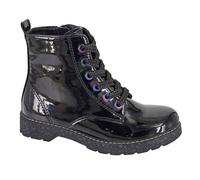 Cipriata Adria 6 Eye Glitter Kids Girls Boots | Boots | Black | UK Size 9