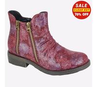 Cipriata Agatina Womens | Boots | Burgundy | UK Size 3